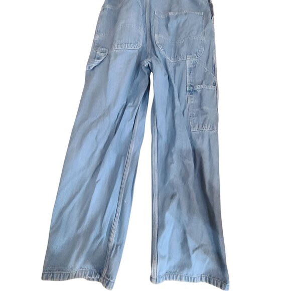 Liberty Men’s Denim Jean Overalls Adjustable Bib Workwear Classic Blue - Picture 7 of 11